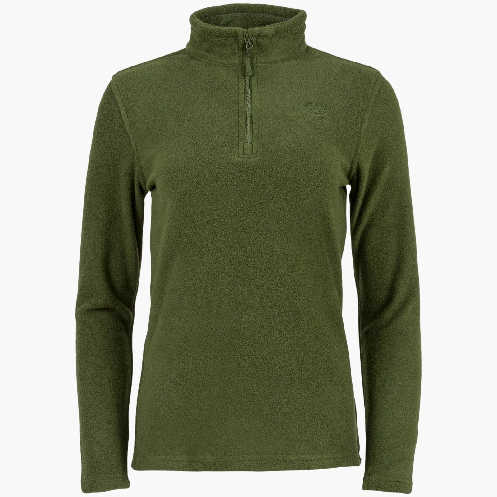 Ex-Display Highlander Ladies Ember Zip Neck Fleece Pullover Top Sweater
