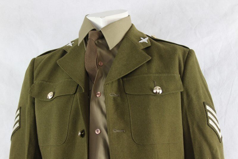 Genuine Surplus British Army Uniform Complete 1980's 100cm Chest Khaki Green 689