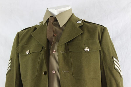 Genuine Surplus British Army Uniform Complete 1980's 100cm Chest Khaki Green 689