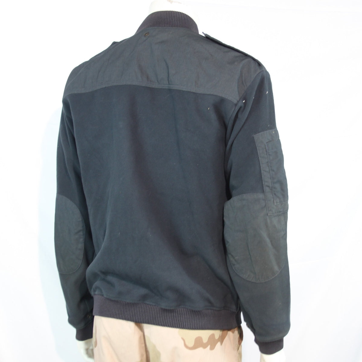 Genuine Surplus Austrian Army Fleece Jacket Black Munition 40-42" (3166)