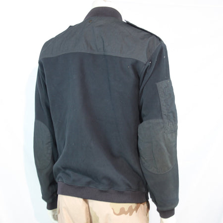 Genuine Surplus Austrian Army Fleece Jacket Black Munition 40-42" (3166)