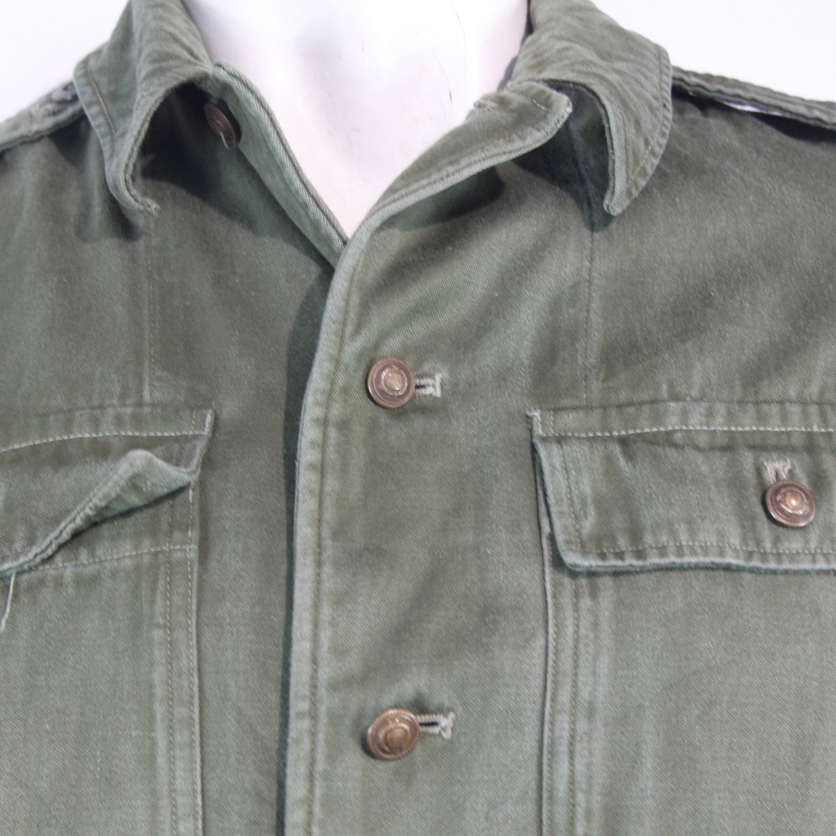 Cold War Vintage Romanian Army Shirt Genuine Surplus Jacket 40-42" (4105)