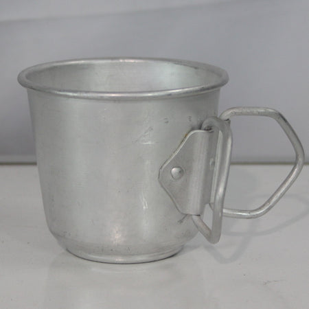 Genuine Surplus Army Metal Cup with Folding Handles Small Mug  3235