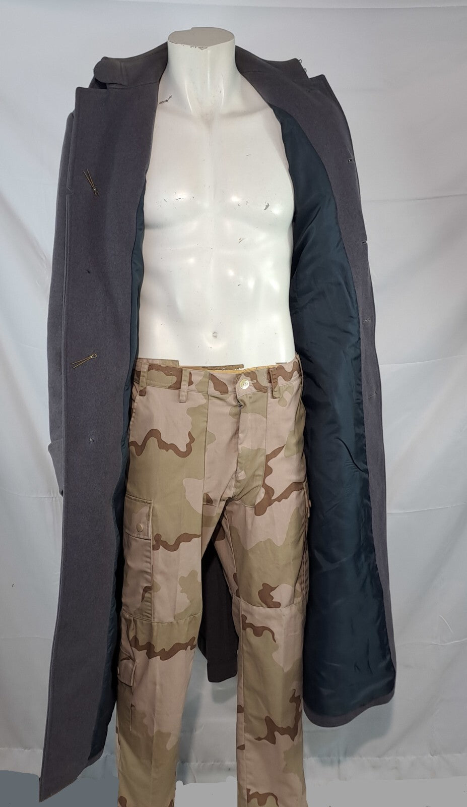 Genuine Surplus Army Coldstream Guards Wool Greatcoat 32" Chest (2542)