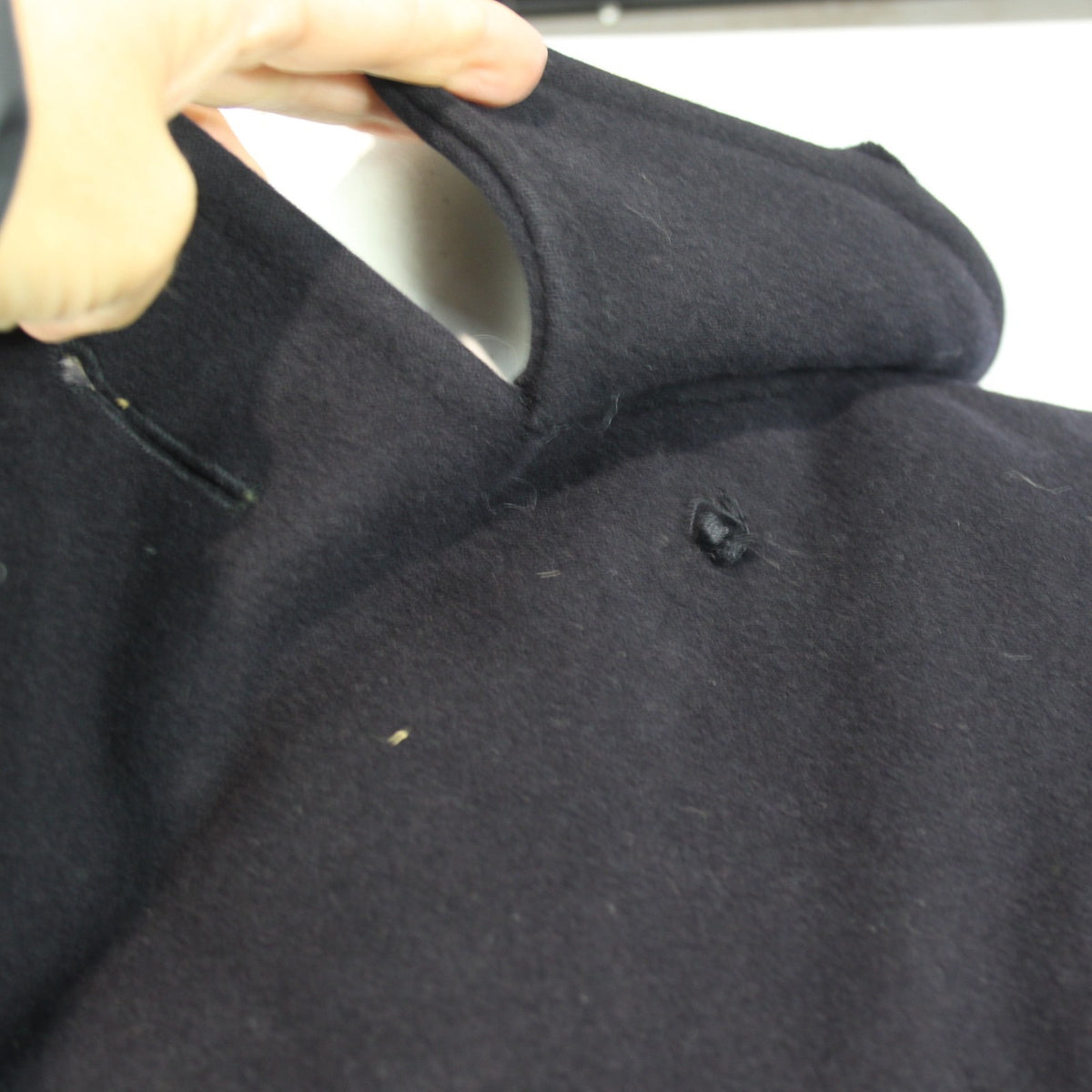 WW2 US Navy Pea Coat Wool Winter Genuine Surplus Jacket 4 Button 36-38" (3649)