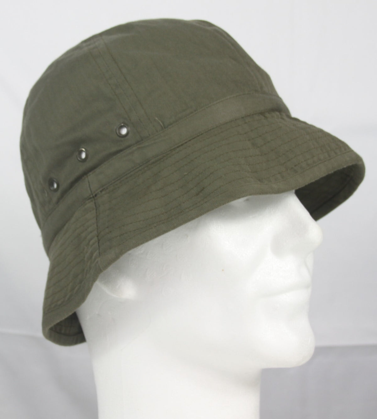 Genuine Surplus French Olive Green Boonie Sun Hat Wide Brim Polycotton G1