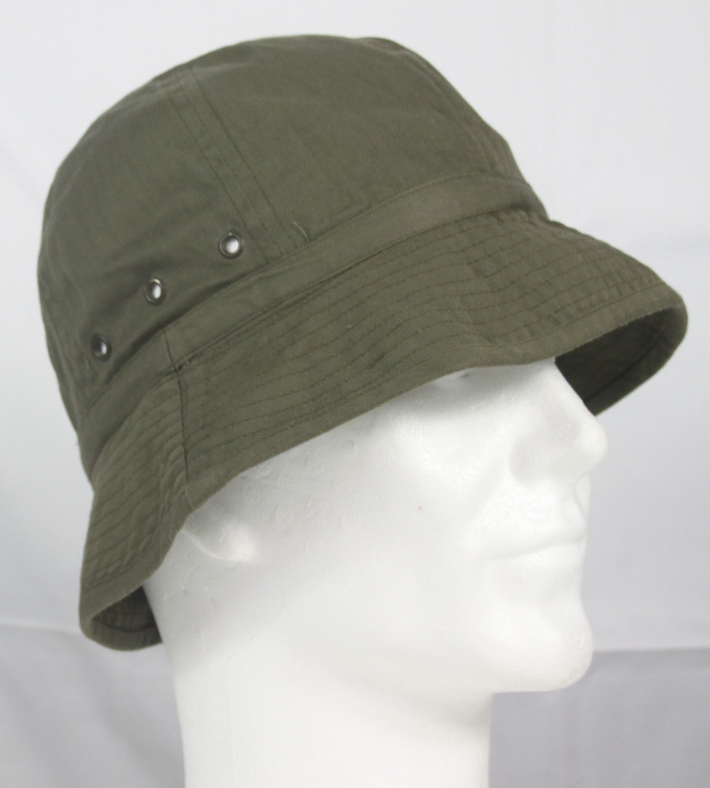 Genuine Surplus French Olive Green Boonie Sun Hat Wide Brim Polycotton G1