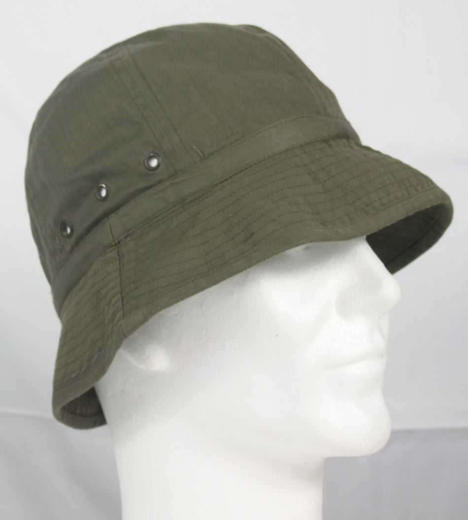 Genuine Surplus French Olive Green Boonie Sun Hat Wide Brim Polycotton G1