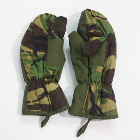 Genuine British Army Arctic Mittens Inner Mittens DPM Camouflage (4405)
