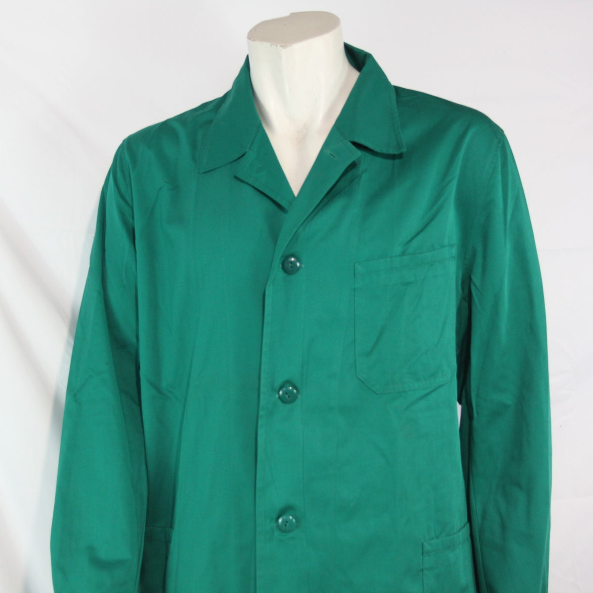 Emerald Green Austrian Army Warehouse Coat Belted at back 42-44" Genuine (4142)