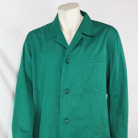 Emerald Green Austrian Army Warehouse Coat Belted at back 42-44" Genuine (4142)
