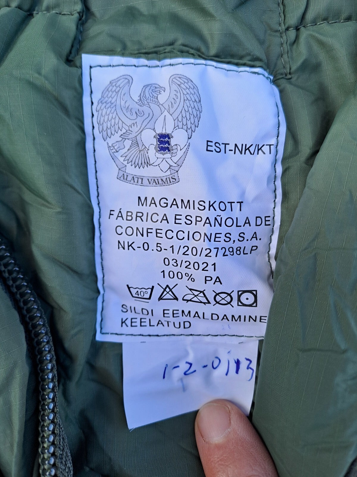 Genuine Surplus Spanish Military Sleeping Bag Lightweight 2 Season (2556)