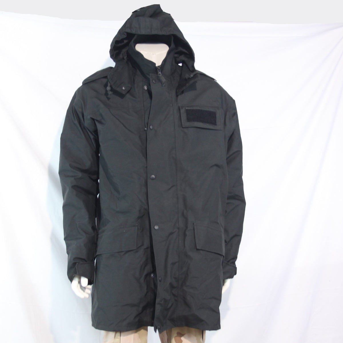 Waterproof Breathable British Police Rain Jacket with Liner Black 46-48"  (3881)