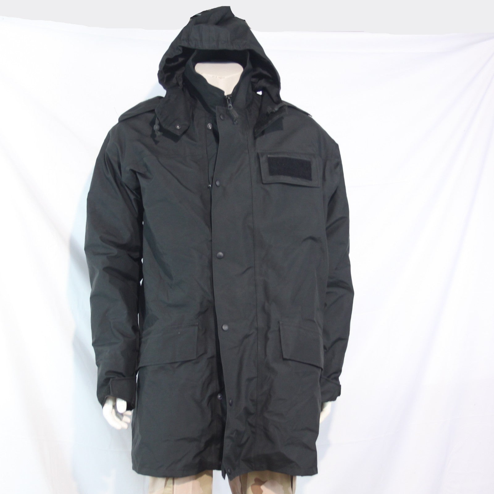 Waterproof Breathable British Police Rain Jacket with Liner Black 46-48"  (3881)