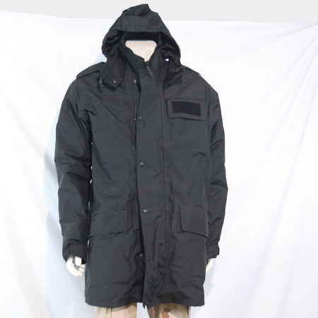 Waterproof Breathable British Police Rain Jacket with Liner Black 46-48"  (3881)