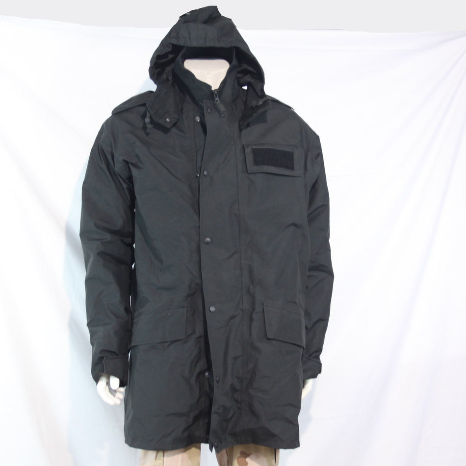 Waterproof Breathable British Police Rain Jacket with Liner Black 46-48"  (3881)