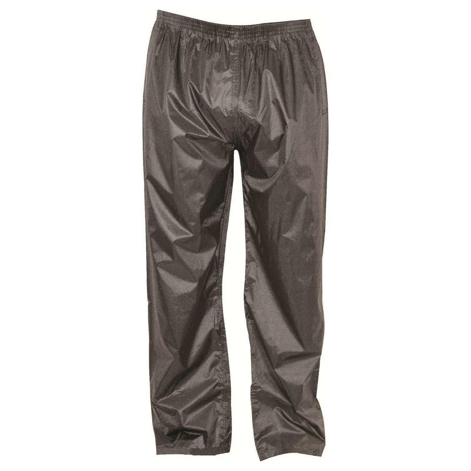 Highlander Stormguard Waterproof Trousers Black PVC  Packaway Walking Hiking