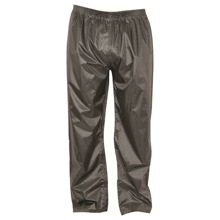 Highlander Stormguard Waterproof Trousers Black PVC  Packaway Walking Hiking
