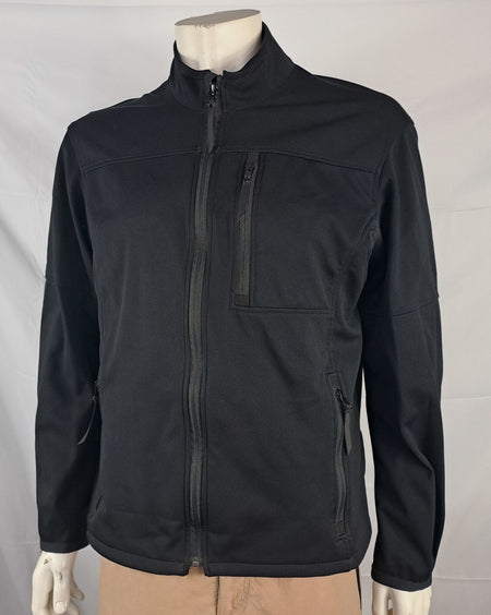 Genuine Surplus German Police Lightweight Softshell Stretch Jacket Black Windpro