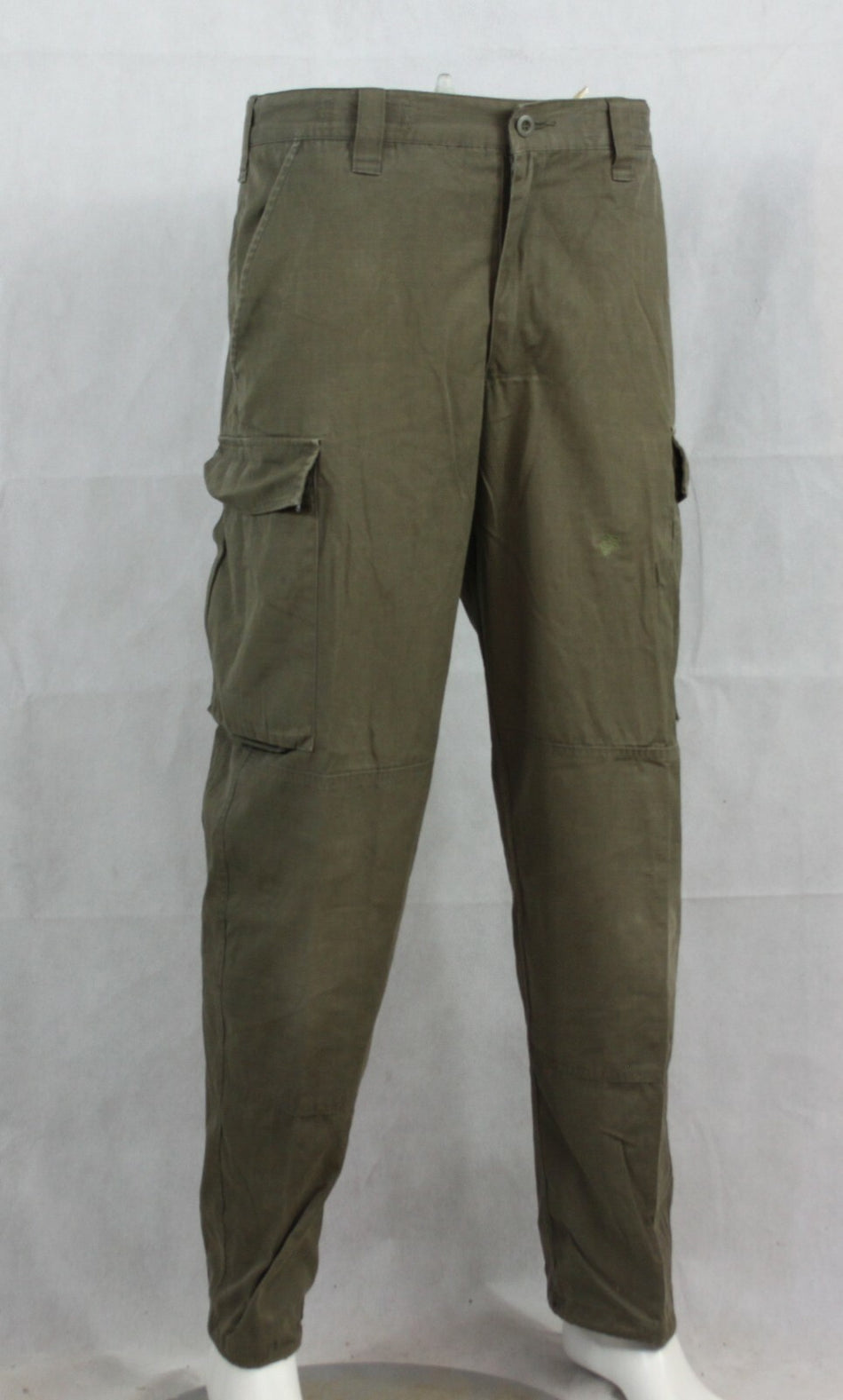 Army Surplus Austrian Olive Ripstop Trousers Lightweight Utility Combat Repairs