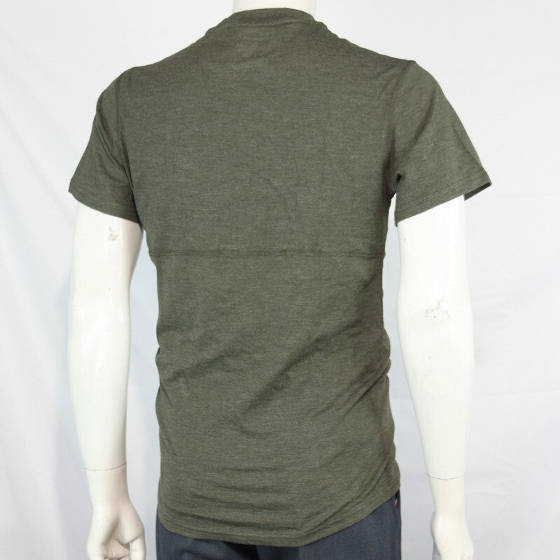 New Genuine Surplus Spanish Military Base Layer Top Short Sleeve Olive (3284)