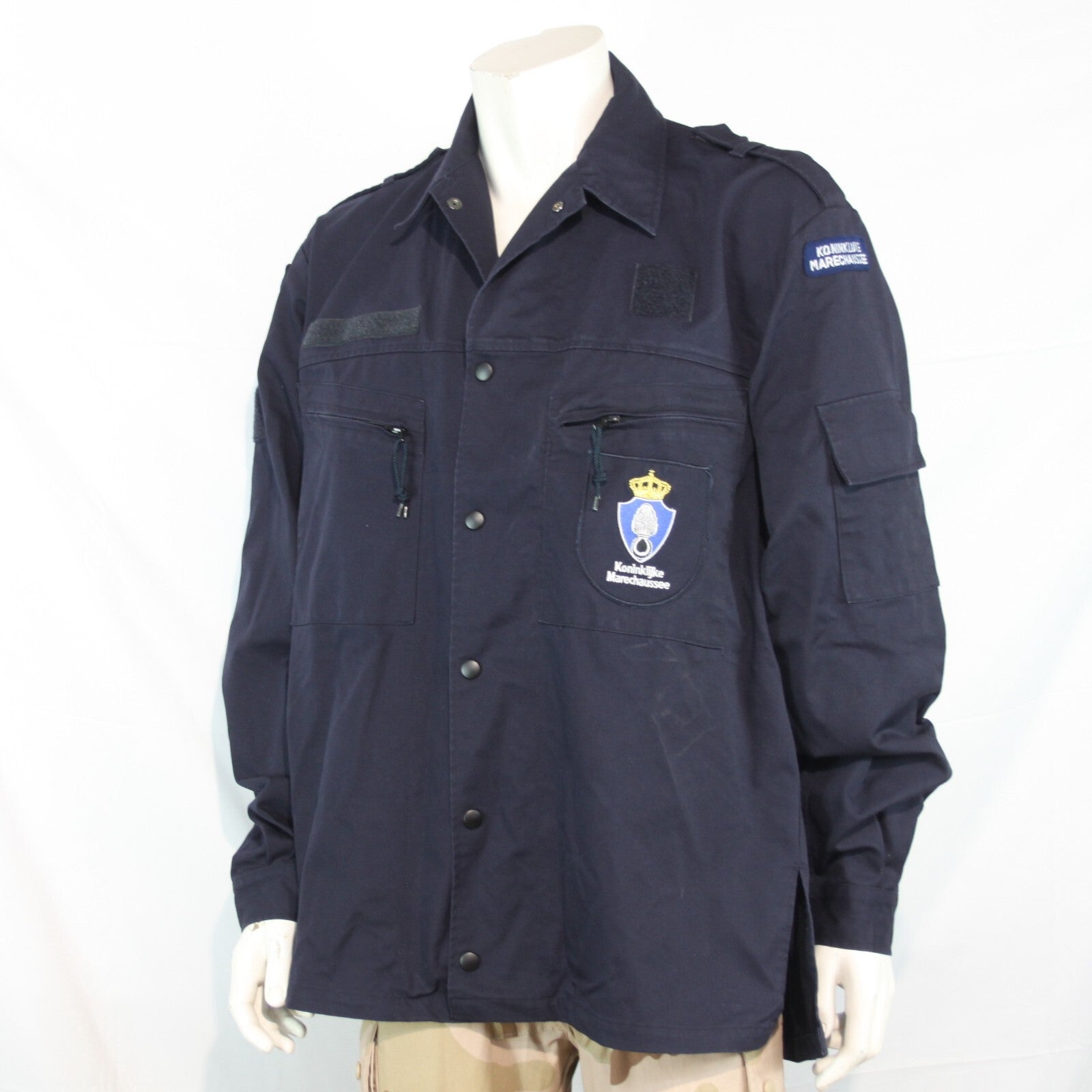 Genuine Surplus Dutch Royal marines Shirt Lightweight Jacket Navy 44-46" (3152)