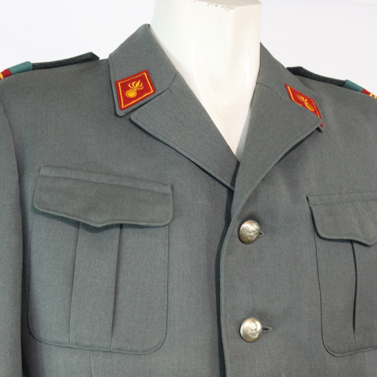 Genuine Surplus Swiss Army Dress Uniform Jacket Grey 38-40" Chest (3560)