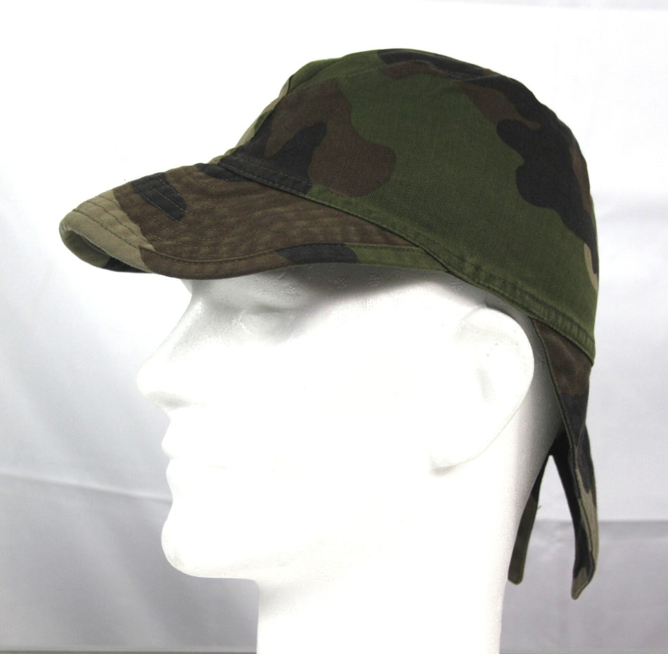Genuine Surplus French Army CCE Camouflage Bigeard Cap Camo Fatigue Cap Peak