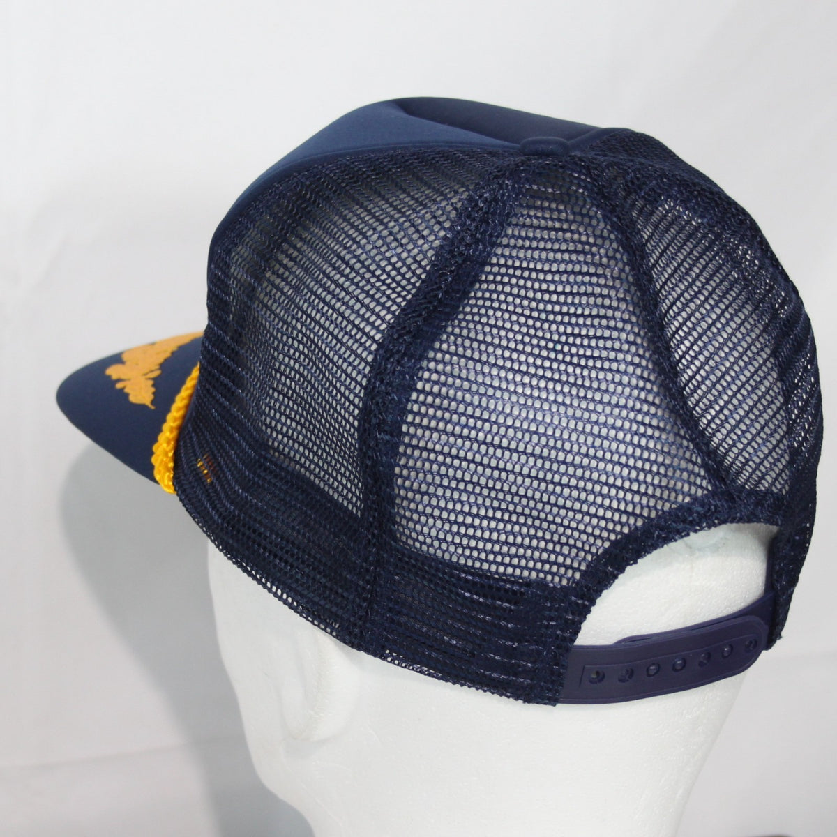 NEW American Patriotic Eagle Truckers Cap Baseball Cap Peak Navy (3532)