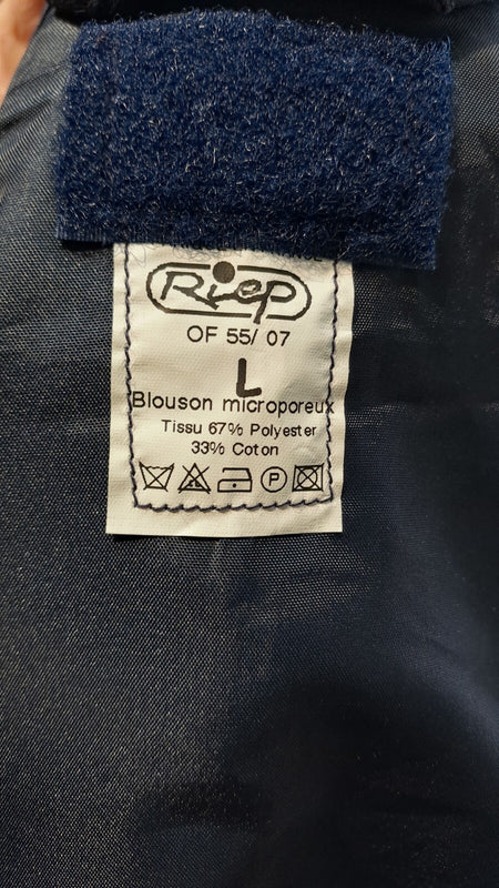 Genuine Surplus French Prison Officers Navy Jacket 46"  Bomber Hooded (2809)
