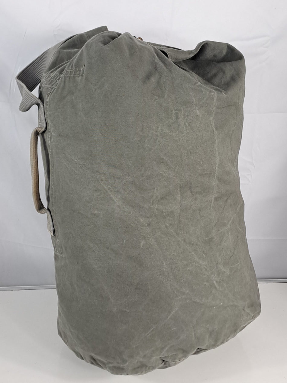 Genuine Surplus Austrian Vintage Kit bag Cotton Canvas Repaired G2 (1636)