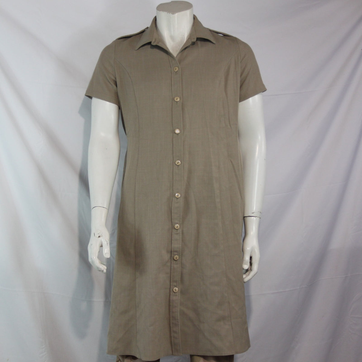 Genuine Surplus British Army Maternity Dress Button Front Sand (3995)
