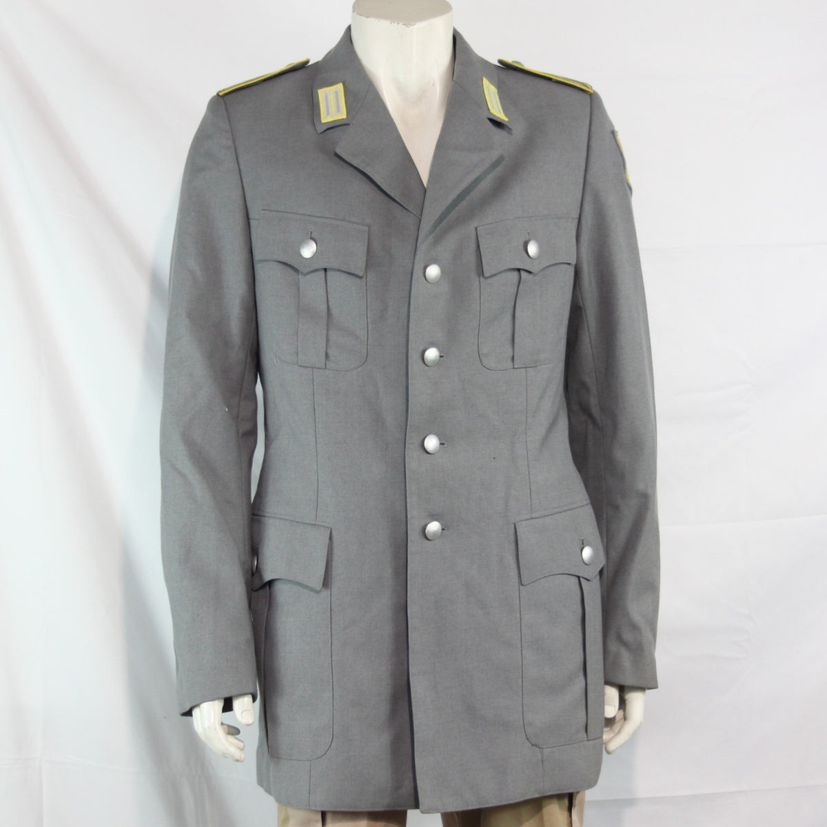 Genuine Surplus German Army Grey Dress Uniform Jacket Mens 40" Tall  (3592)