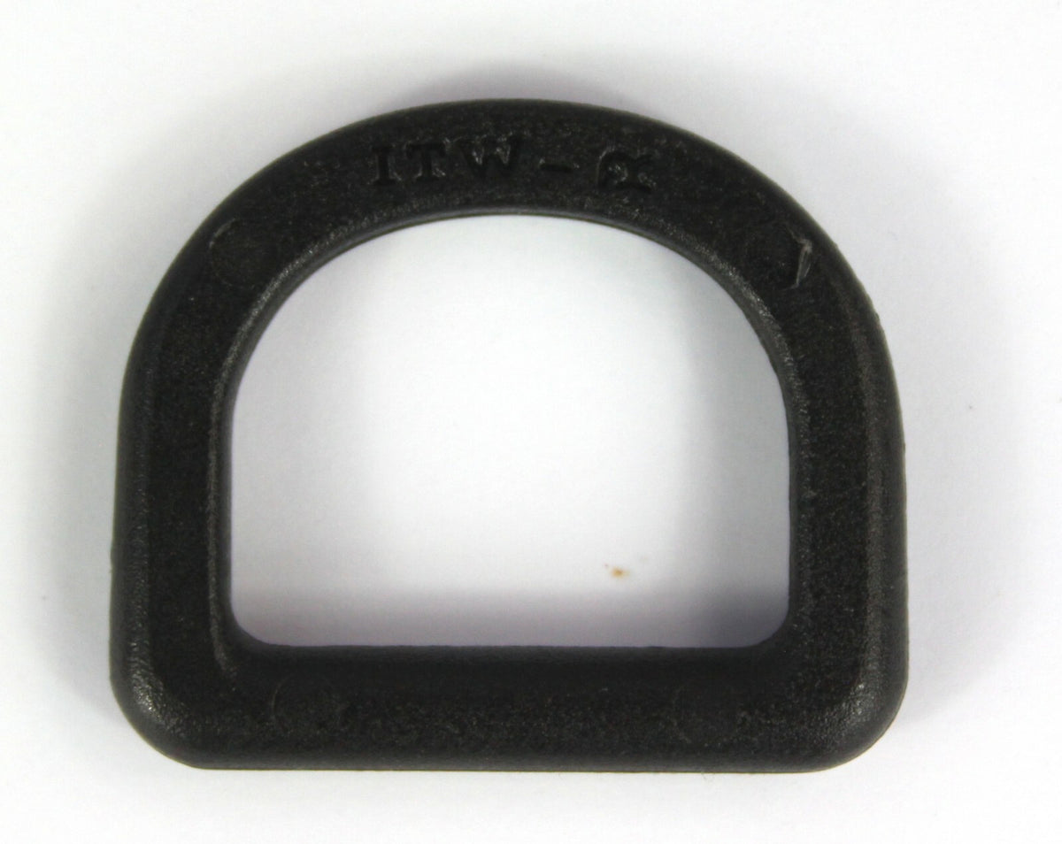 D-Rings Dees Buckles Black Tan Plastic Loops Rucksacks Replacement All Sizes