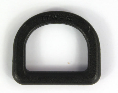 D-Rings Dees Buckles Black Tan Plastic Loops Rucksacks Replacement All Sizes
