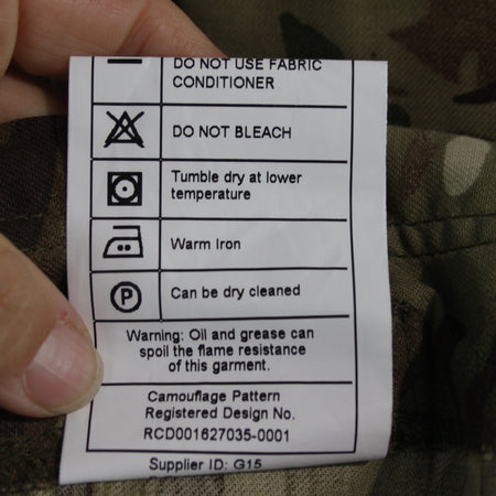 Genuine Surplus British RAF MTP Aircrew Aramid Mix Shirt Camouflage Jacket(3632)