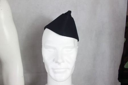Genuine Surplus French Airforce Side Cap Fatigue Cap Chip Packet Hat Navy Blue