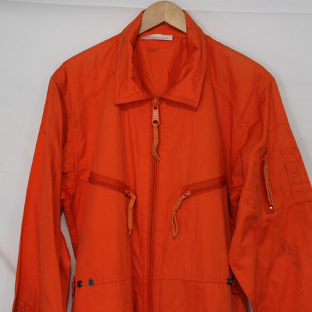 German Military Style Flight Suit Orange  Overall Army Airforce 44" Chest (3390)