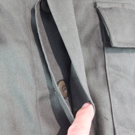 Genuine Surplus US Vintage Military Shirt Olive Green Short Sleeve 41-45" (4067)