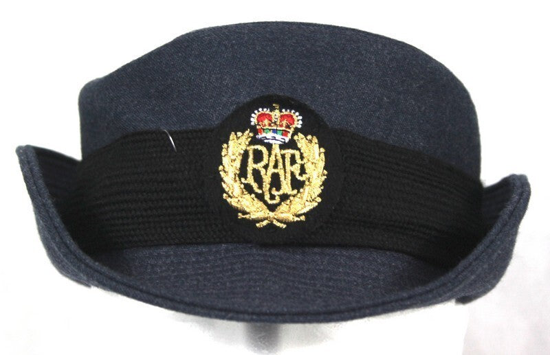 Genuine Surplus British Womens RAF Ladies Dress Hat WRAF Formal Blue Grade 1