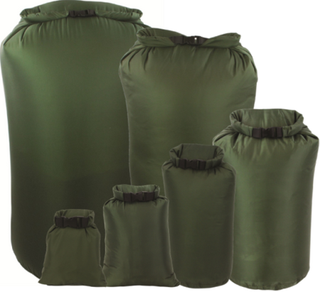 Highlander Waterproof Drysack Drybag Pouch Bag Nylon Olive Cadet Military Camp