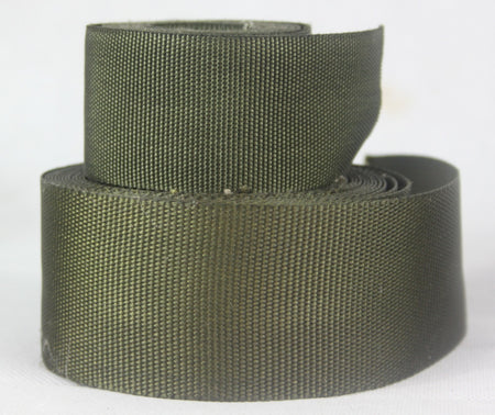 Heavy Duty Nylon Webbing Tape Black Olive Sand IRR Treated High Streng All Sizes