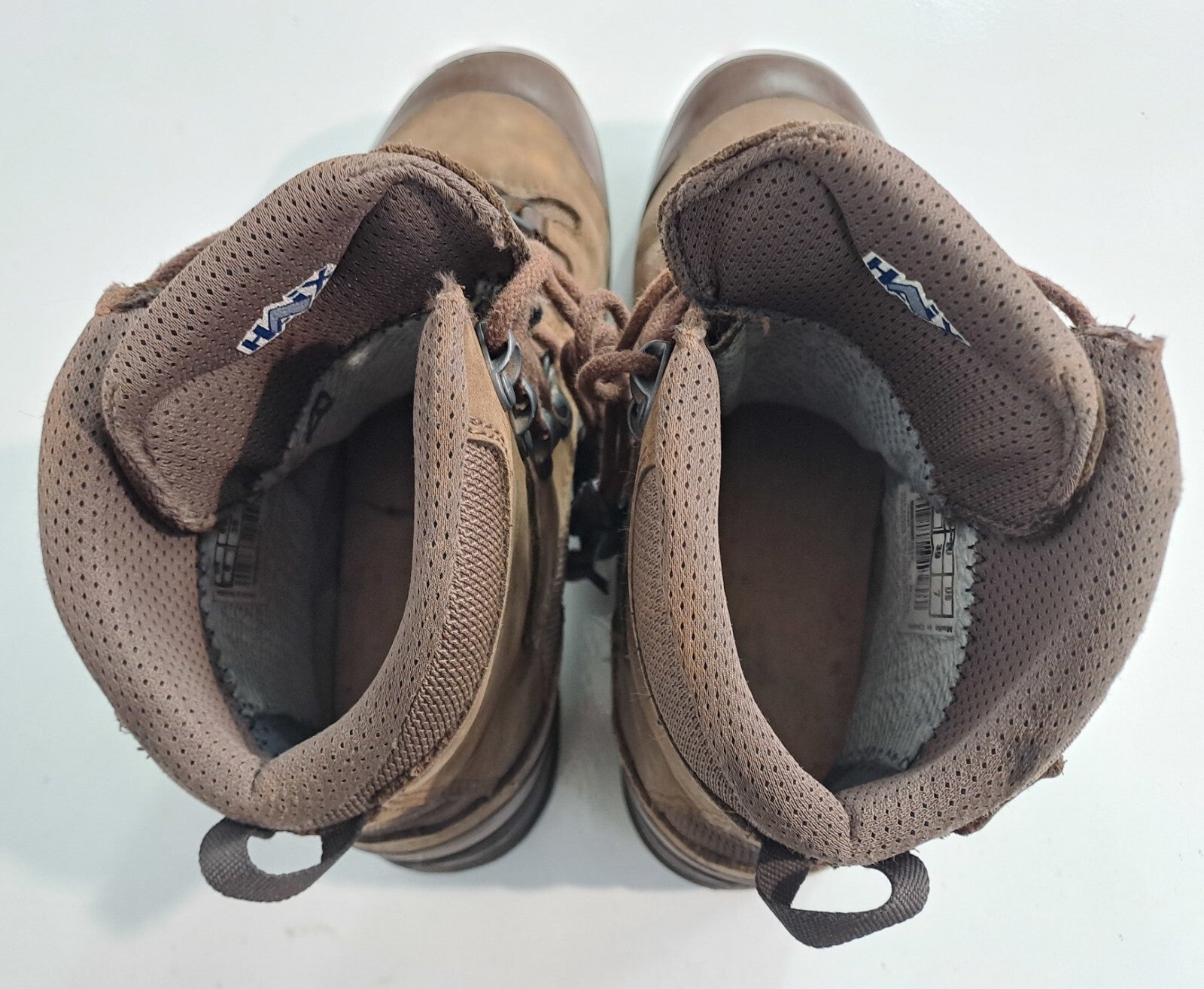 Genuine Surplus Haix Army Scout Brown Gore-tex Lined Boots Leather Grade1