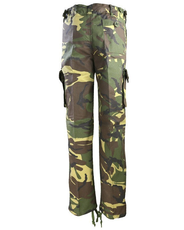  Kids Polycotton DPM  Army Soldier Style Camo Camouflage Combat Play Trousers 