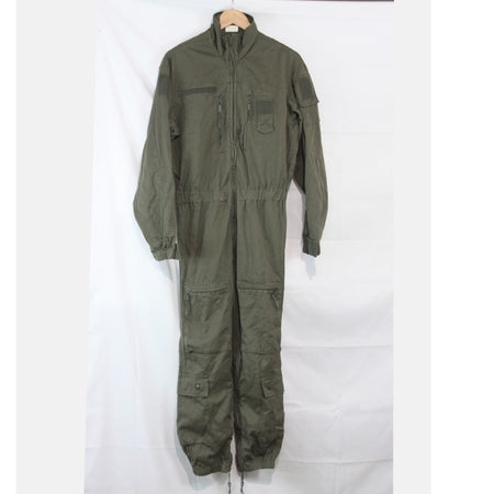 French Army AFV Coverall Olive Green Genuine Surplus 34-36" Chest Short (4177)