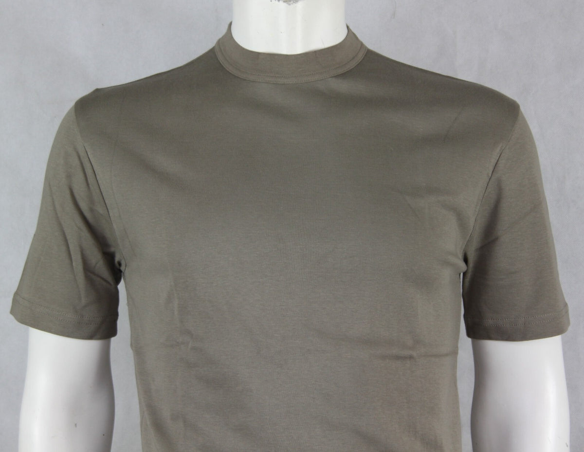 Genuine Army Surplus Austrian T-Shirt Cotton Olive Green Grey Vintage 