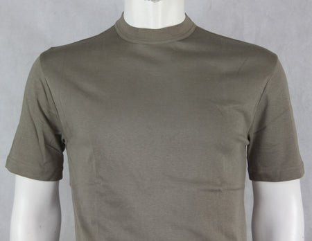 Genuine Army Surplus Austrian T-Shirt Cotton Olive Green Grey Vintage 