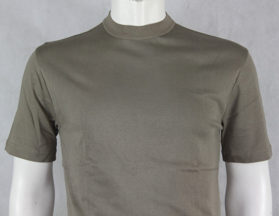 Genuine Army Surplus Austrian T-Shirt Cotton Olive Green Grey Vintage 