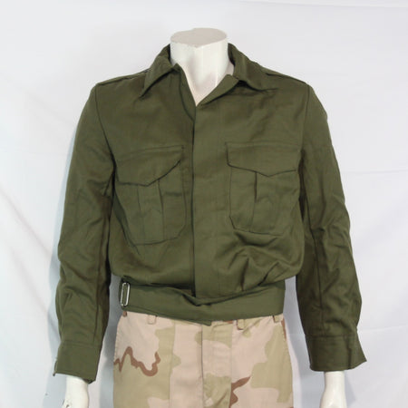 Genuine Surplus Greek Army 36 inch Chest Ike Style  Short Jacket  Green  (3484)