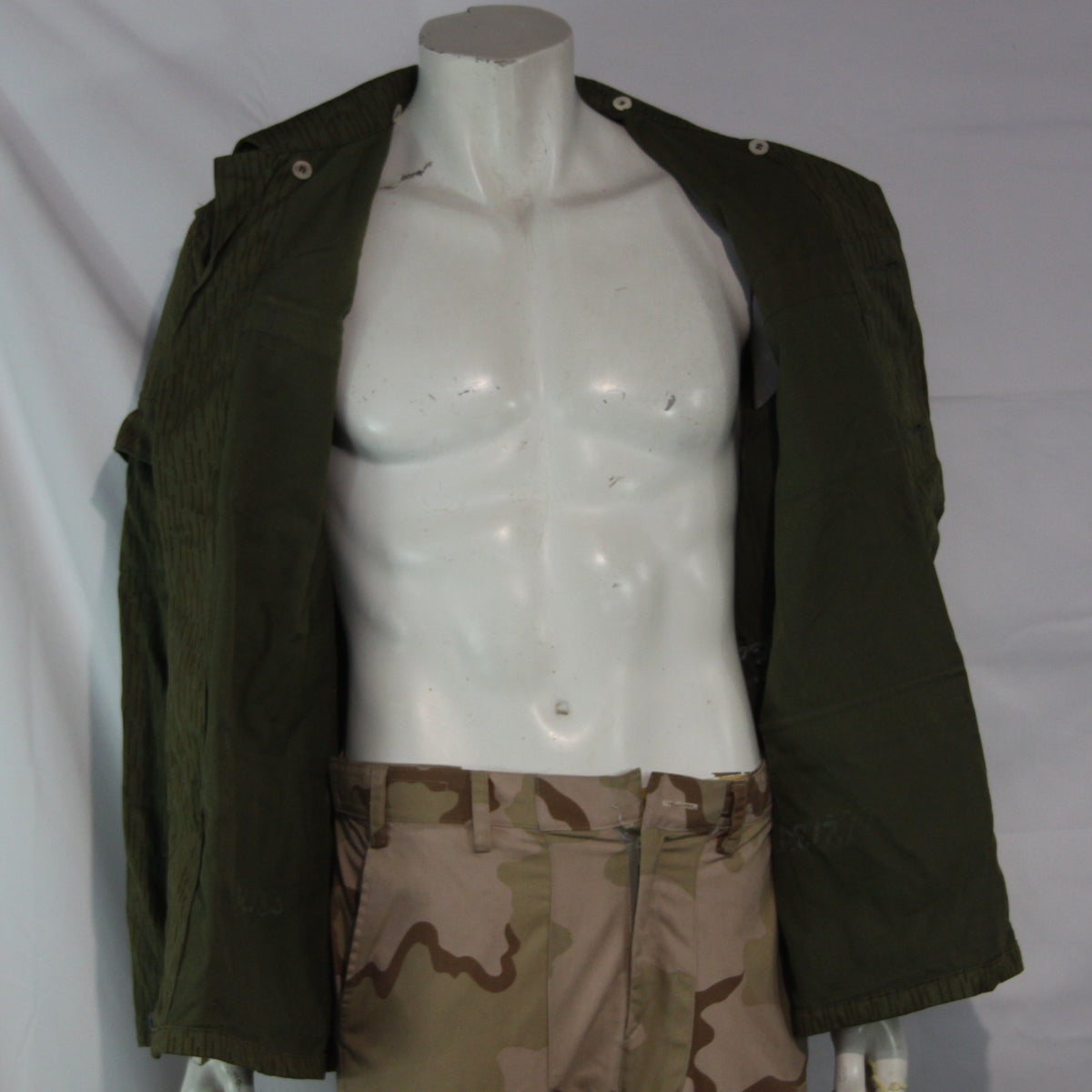 Raindrop Camo East German DDR Lightweight Jacket Canvas Genuine Surplus38" (4213